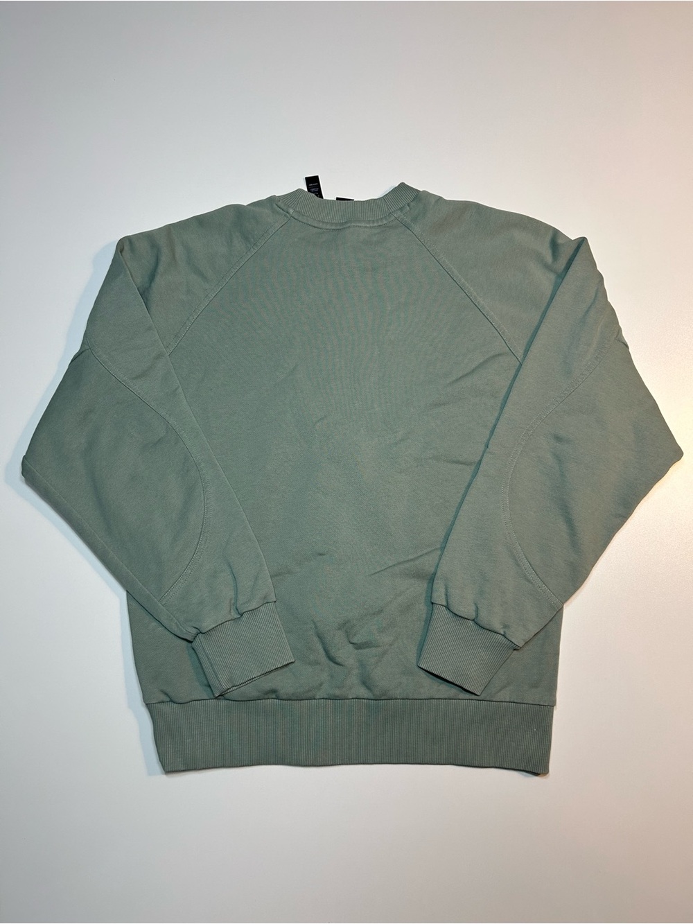 Adidas Sportswear City Escape Loose Crew Sweatshirt Silver Green Orange Logo - Picture 6 of 10